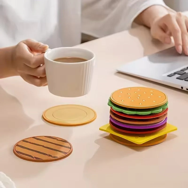 Burger Stack Cup Heat Coaster