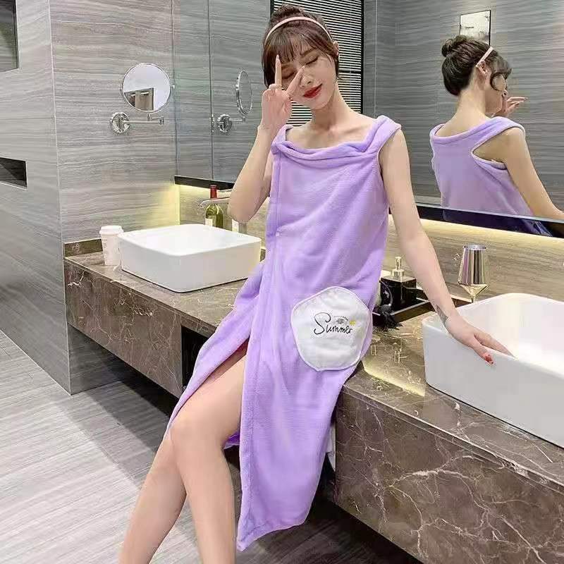 ComfyWrap Wearable Bathrobe Towel - Image 6