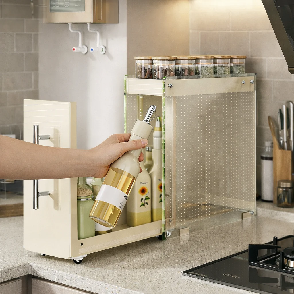 Corner Fit Kitchen Storage Cabinet - Image 4