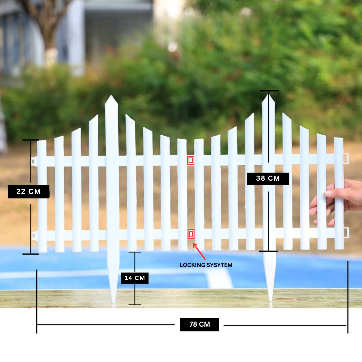 Decorative Outdoor Garden Fence - Image 9