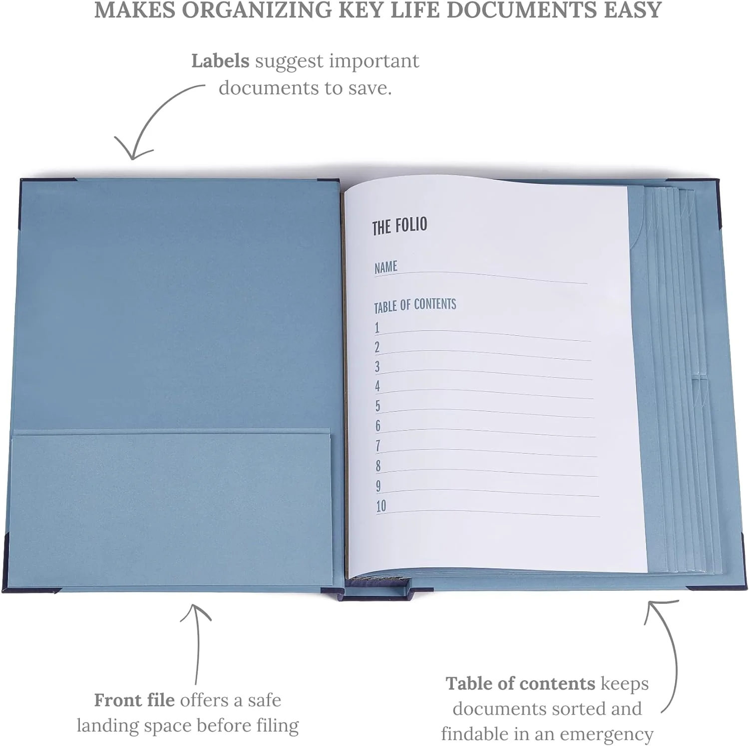 Premium Folio Document Organizer - Image 10