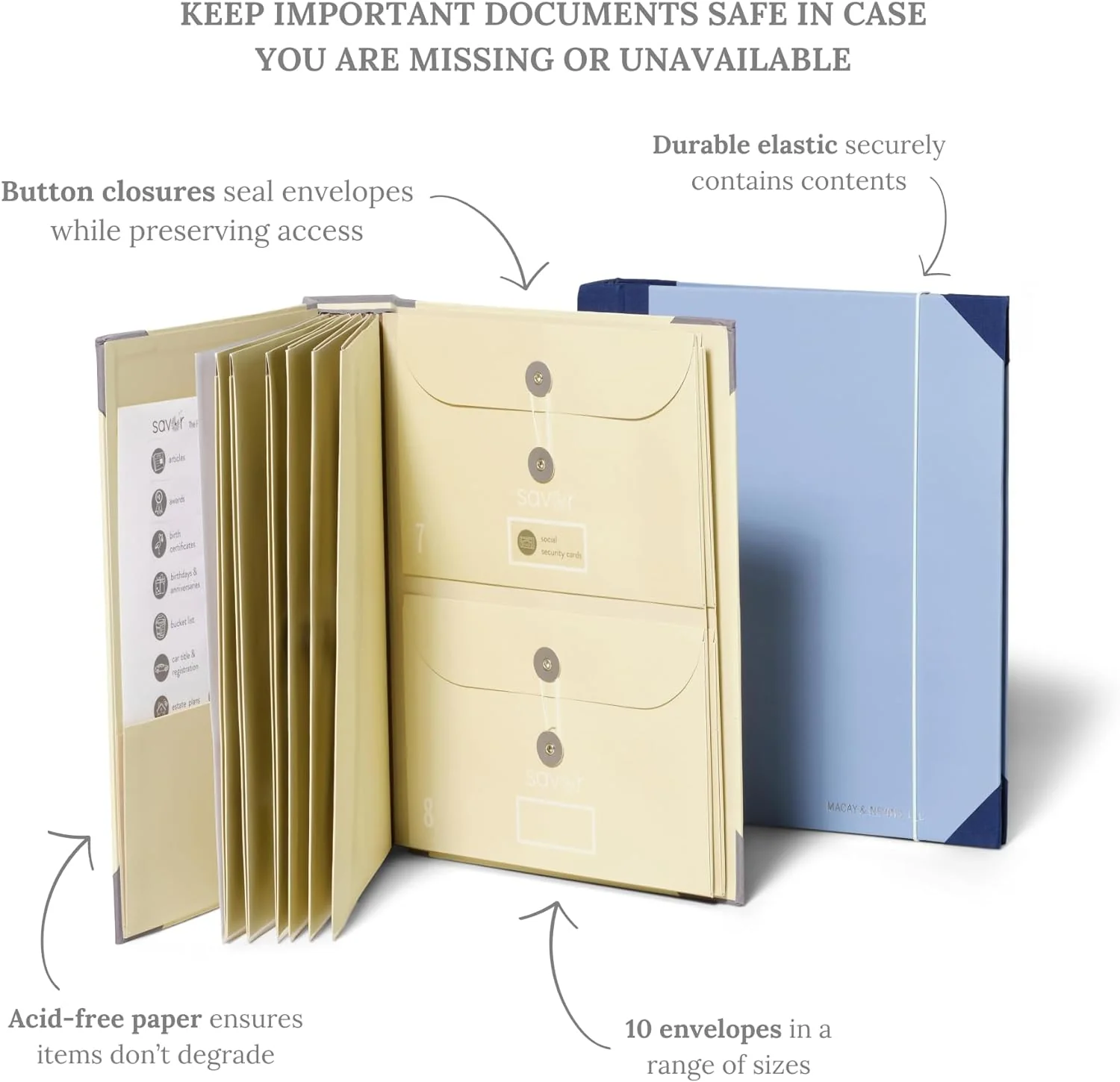 Premium Folio Document Organizer - Image 8