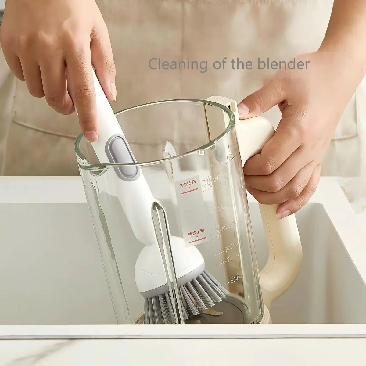FlexiClean 360° Soap Dispensing Brush - Image 3