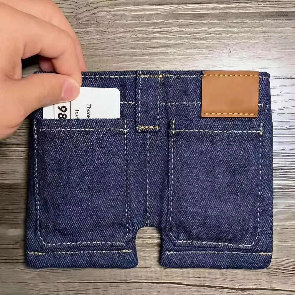 Mini Denim Jeans Wallet - Image 5