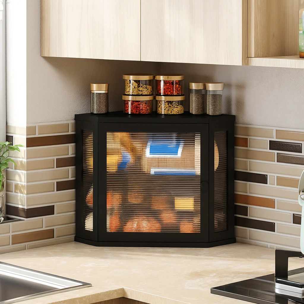 Premium Stylish Kitchen Corner Bread Box - Image 4