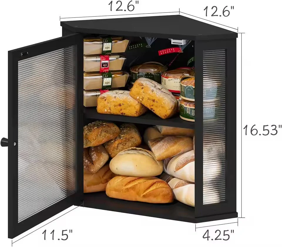 Premium Stylish Kitchen Corner Bread Box - Image 7
