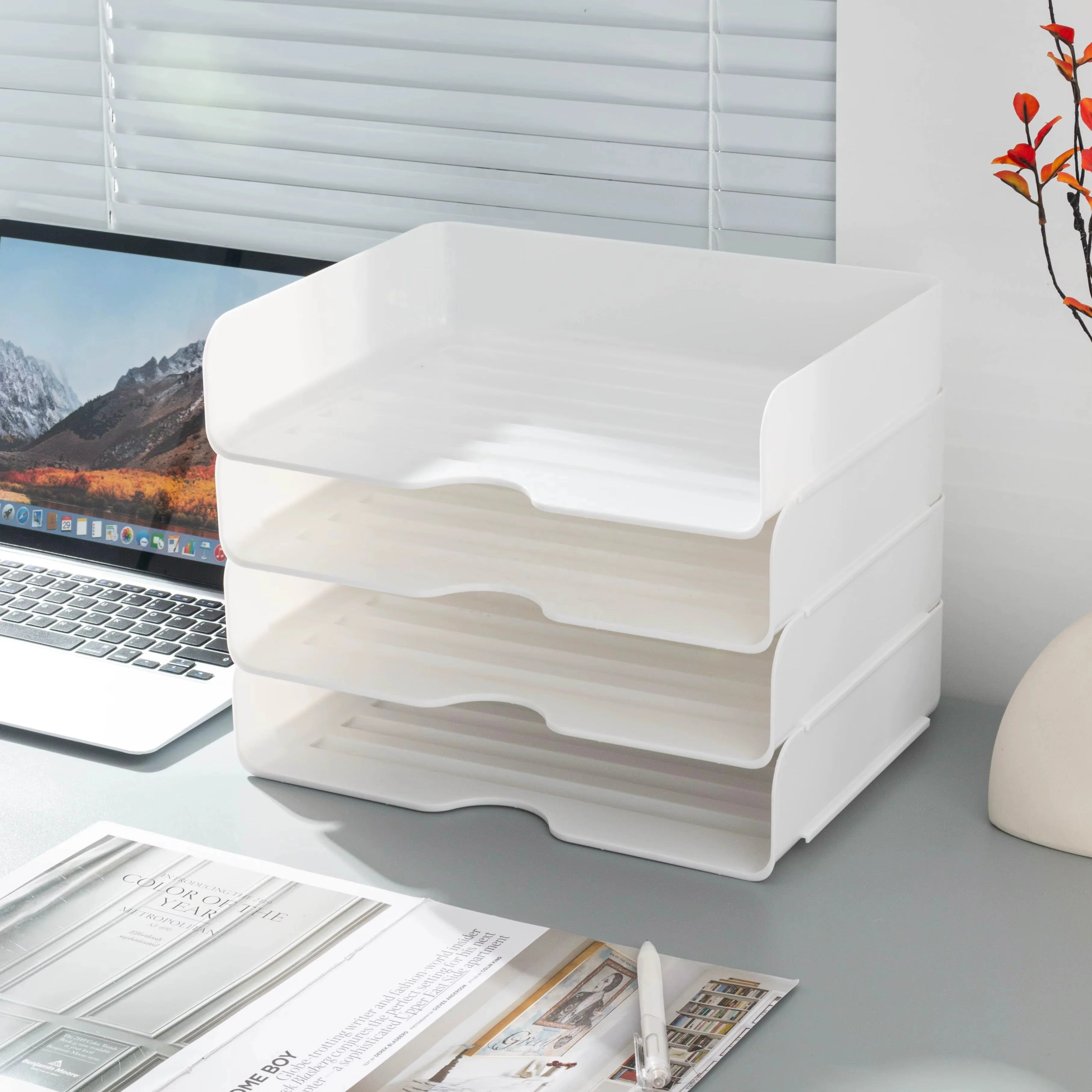 Stackable Desk Document Organizer - Image 6